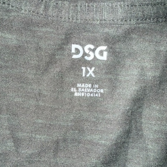 DSG Women's Core Cotton Jersey V-Neck T-Shirt 1X Forest - Picture 7 of 13